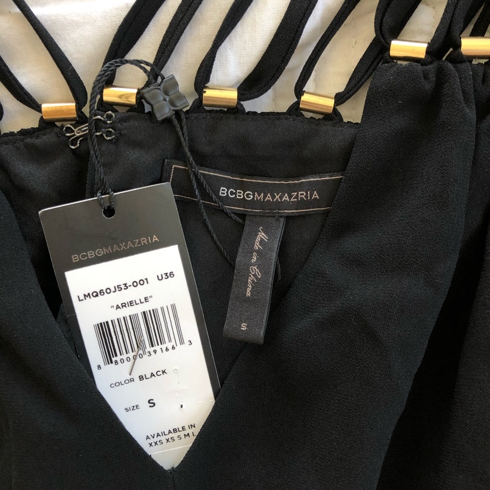 BCBGMaxAzria Arielle Multi-Strap Shift Dress - Picture 9 of 10